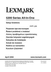 Lexmark X5270 Setup Guide