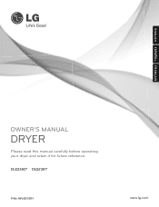 LG DLE2350R Owner's Manual