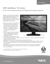 NEC PA231W-BK MultiSync PA231W-BK : spec brochure
