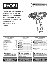 Ryobi HP108L Manual 1