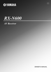 Yamaha N600 MCXSP10 Manual