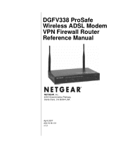 Netgear DGFV338 DGFV338 Reference Manual
