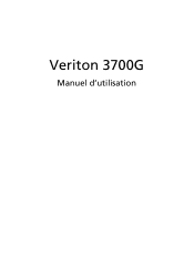 Acer Veriton 3700G Veriton 3700G User's Guide FR