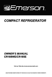 Emerson CR188WE Owners Manual