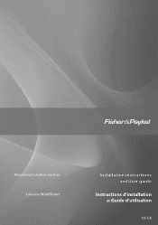 Fisher and Paykel WA3927G1 User Guide