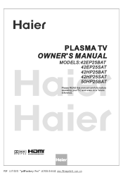 Haier 42EP25SAT User Manual