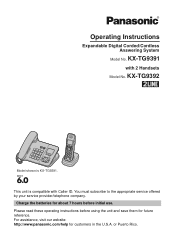 Panasonic KXTG9392 Dect Telephone
