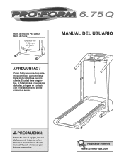ProForm 6.75q Spanish Manual