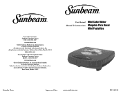 Sunbeam FPSBMCM950 User Manual