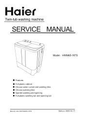 Haier HWM65-187S User Manual