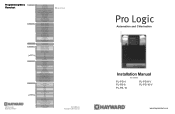 Hayward Pro Logic Models: PL-PS-4  PL-PS-8  PL-PS-16  PL-PS-16V Installation