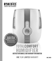HoMedics UHE-CM65 Downloadable Instruction Book