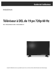 Insignia NS-19D220NA16 User Manual PDF Version Francais
