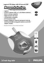 Philips ACT7585 Leaflet