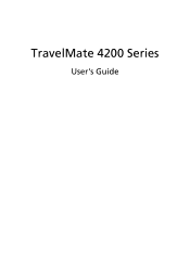 Acer TravelMate 4200 TravelMate 4200 User's Guide - EN