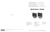 HP FP5315 Quick User's Guide for monitors