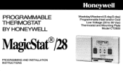 Honeywell CT2800A1017 Owner's Manual