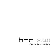 HTC S740 Quick Start Guide