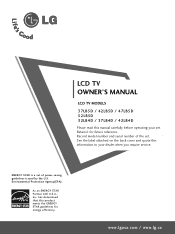 LG 37LB4DS Owner's Manual (English)