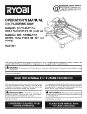 Ryobi RLS1351 Operation Manual