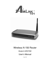 Airlink AR570W User Manual