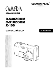 Olympus D540 D-540 Zoom Basic Manual (Portuguese)