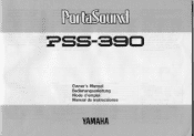 Yamaha PSS-390 Owner's Manual (image)