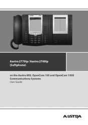 Aastra 2770ip User Guide Aastra 2770ip