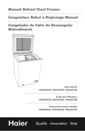 Haier HNCM070E Product Manual