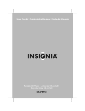 Insignia NS-P4112 User Manual (English)