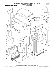 KitchenAid KUIC18NNTS Parts Diagram