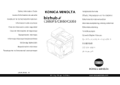 Konica Minolta bizhub C3850FS bizhub C3850FS/C3850/C3350 Safety Information Guide