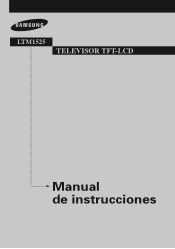 Samsung LTM1525 User Manual (user Manual) (ver.1.0) (Spanish)