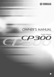 Yamaha CP300 Owner's Manual