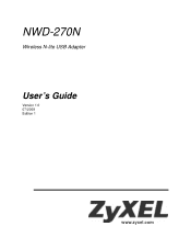 ZyXEL NWD-270N User Guide