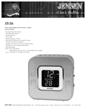 Audiovox JCR-266 Brochure