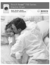 Bosch WTMC6321US User Guide