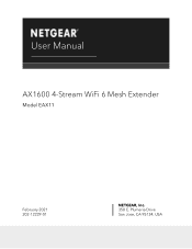 Netgear EAX11 User Manual