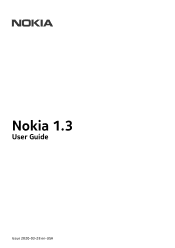 Nokia 1.3 User Manual