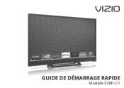 Vizio E28h-C1 Quickstart Guide (French)