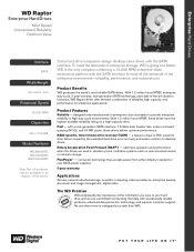 Western Digital WD1500ADFDRTL Product Specifications (pdf)