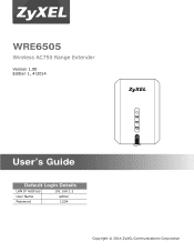 ZyXEL WRE6505 User Guide