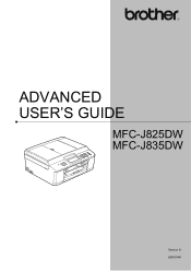 Brother International MFC-J835DW Advanced Users Manual - English