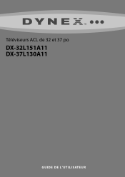 Dynex DX-32L151A11 User Manual (French)