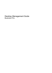 HP Rp5700 Desktop Management Guide