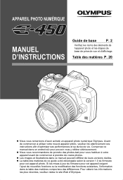 Olympus E-450 E-450 Manuel d'Instructions (Fran栩s)