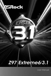ASRock Z97 Extreme6/3.1 User Manual