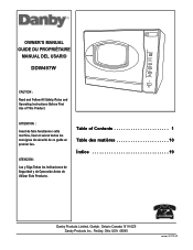 Danby DDW497W Product Manual