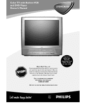 Philips 27DVCR55S User manual