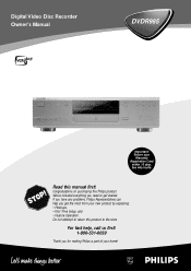 Philips DVDR985A User manual